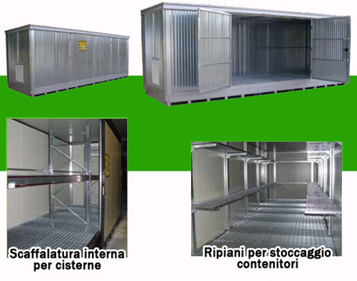 Container stoccaggio infiammabili