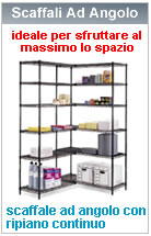 Scaffali montaggio ad angolo