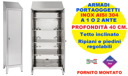 Armadio Portaoggetti serie 40 AISI 304