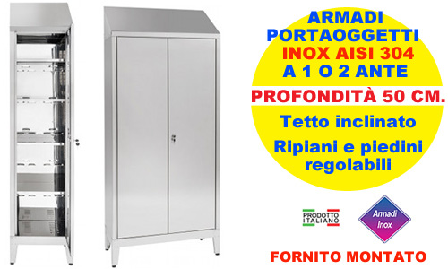 Armadio Portaoggetti serie 50 AISI 304