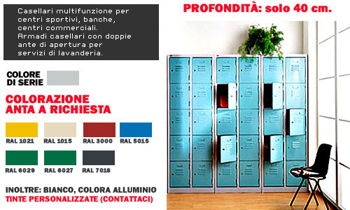 armadio a caselle