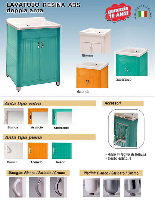 lavatoio con lavabo