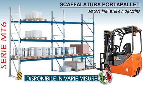 scaffalatura per pallet