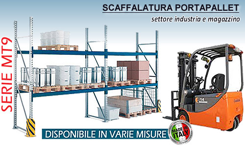 scaffalatura per pallet