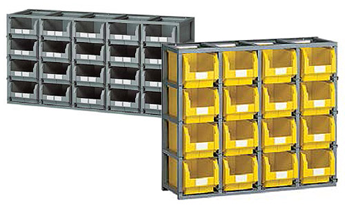 Scaffali porta contenitori