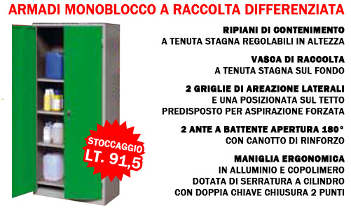 armadio fitosanitari e pesticidii