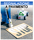 stencil per pavimento