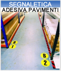 Segnaletica adesiva pavimenti