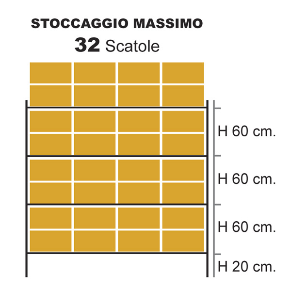 Scatole Impilabili Scaffale A Parete Scatole Di Stoccaggio A Vista 6 X Scaffa - Foto 8