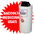 Contenitore tondo per medicinali scaduti 100 lt.