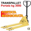 Transpallet manuale portata Kg 3000   