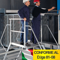 Scala a ponte fissa a doppia salita | Portata max. 200 Kg.