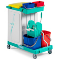 Carrello pulizie in polipropilene 150 lt