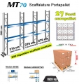 Scaffale per magazzino in acciaio