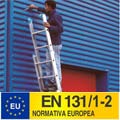 Scala professionale in 3 tronchi a sfilo