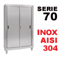 Armadio ante scorrevoli Serie 70 Aisi 304