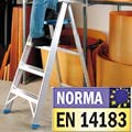 Sgabello per scaffali magazzino