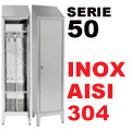 Armadietti Acciaio Inox Sporco/Pulito Aisi 304 P50