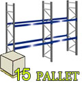 Scaffalature portapallet 15 Posti