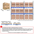 Scaffalature Porta pallet H 300 cm