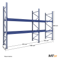 Scaffalature Porta pallet H 300 cm