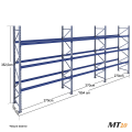 Scaffalature industriali Portapallet H350