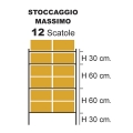 Scaffale archiviazione 