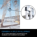 Cerniera in alluminio