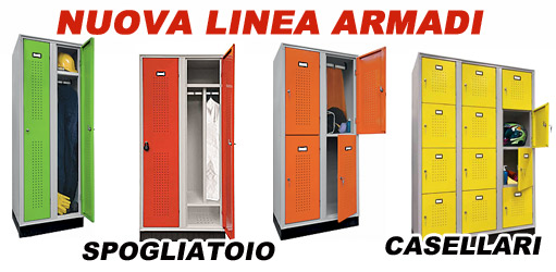 nuova linea armadi metallici