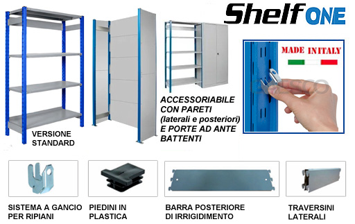 scaffali ad incastro componibili