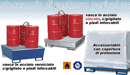 vasca stoccaggio fusti
