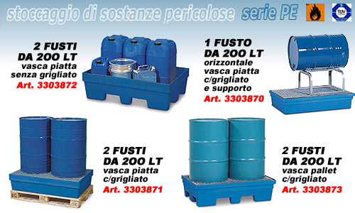 vasca stoccaggio in PE