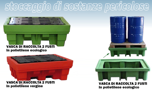 Vasca raccolta 2 fusti